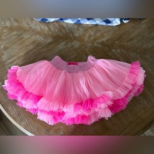 Jona Michelle Pink Layered Ruffles Tutu Skirt 5/6